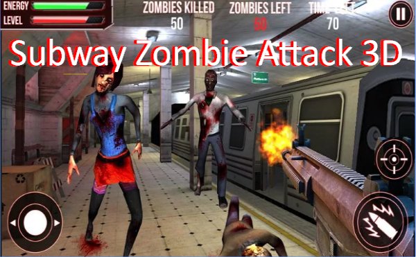 subway zombie attack 3d