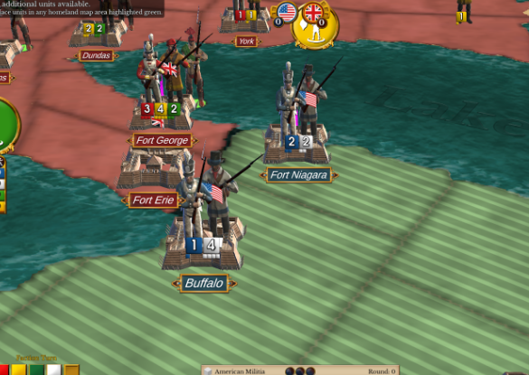 Gameplay screenshot from 1812 the invasion of canada for Android
