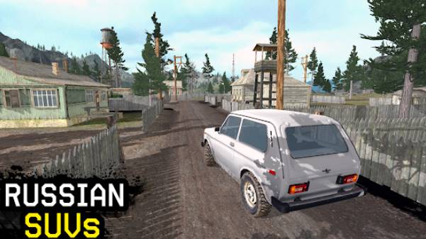 Gameplay screenshot from 4x4 russian suvs off road saga for Android