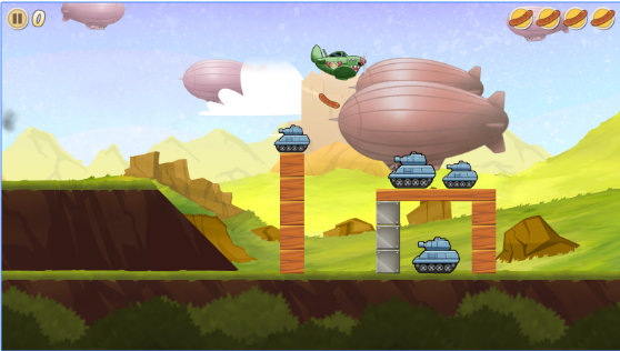 Gameplay screenshot from Sausage Bomber for Android
