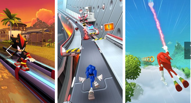 Gameplay screenshot from Sonic Dash 2 Sonic Boom for Android
