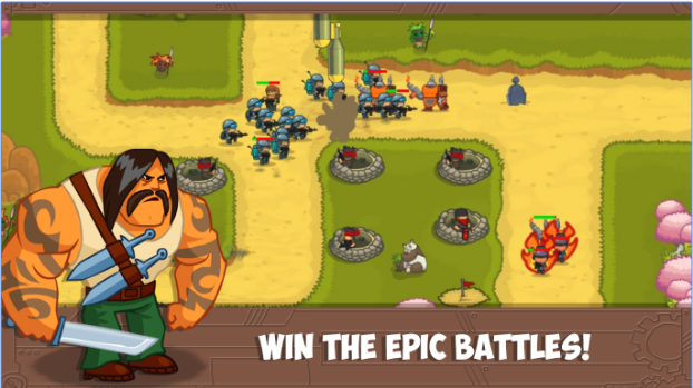 Gameplay screenshot from Steampunk Defense Premium for Android