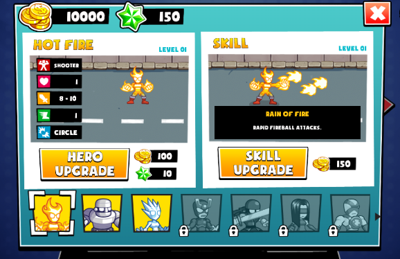 Gameplay screenshot from s u p e r super defenders for Android