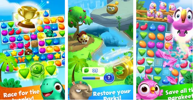 Gameplay screenshot from safari smash for Android