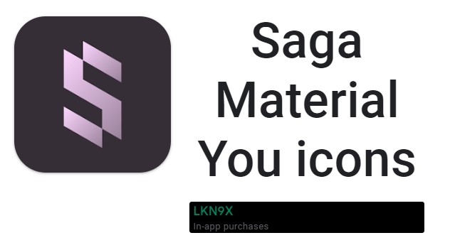 Saga-Material Sie Symbole