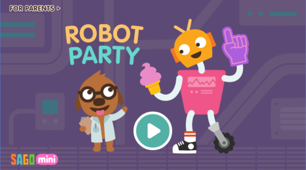 Sago-Mini-Roboter-Party
