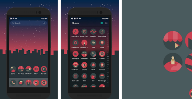 pakkett ta' ikoni taċ-ċirku sagon MOD APK Android