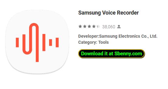 grabadora de voz de Samsung