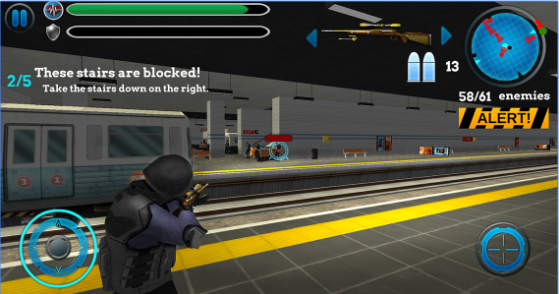 Gameplay screenshot from san andreas terrorist police for Android