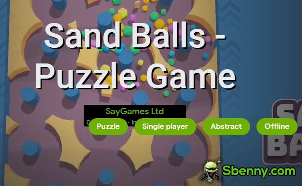 gioco di puzzle con palline di sabbia