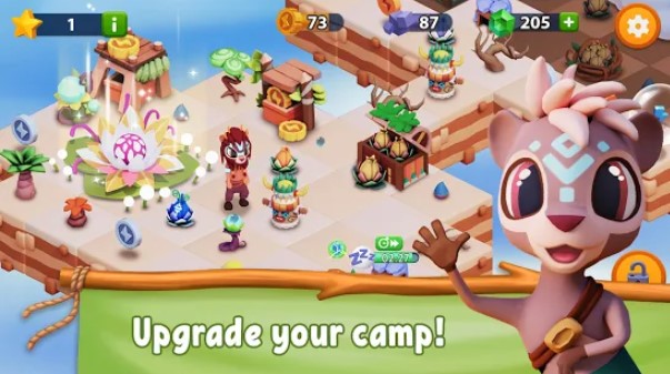 Gameplay screenshot from savannah merge wild animal park and safari zoo game for Android