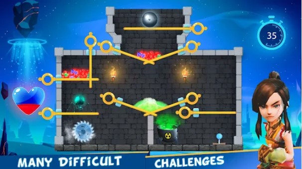 Save the Balls neues Abenteuer-Puzzle-Offline-Spiel MOD APK Android
