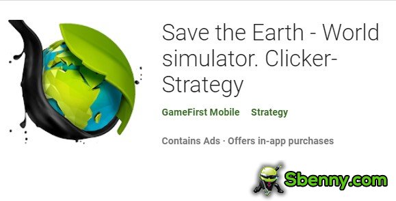 sauver la stratégie de clicker du simulateur du monde de la terre