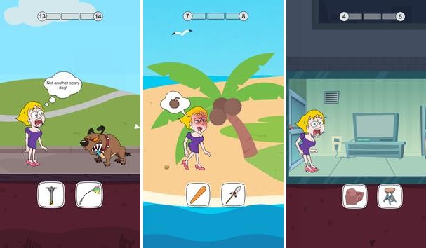 Gameplay screenshot from Save the Girl for Android