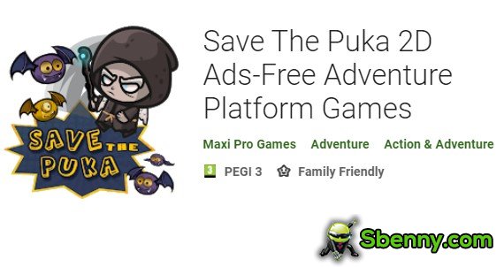 بازی های پلت فرم ماجراجویی رایگان puka 2d ads را ذخیره کنید