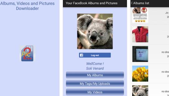 save your pictures and videos for facebook MOD APK Android