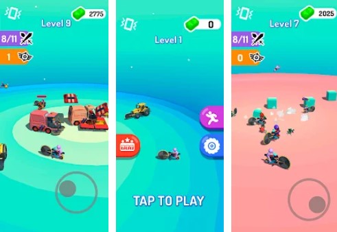 Gameplay screenshot from saw machine io for Android