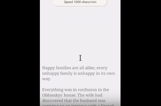 Gameplay screenshot from sb reader pro for Android