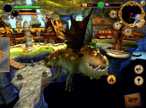Gameplay screenshot from school of dragons for Android