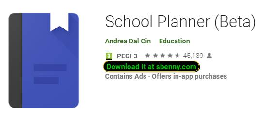 school planner beta