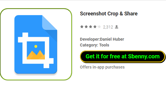 screenshot crop e condividere