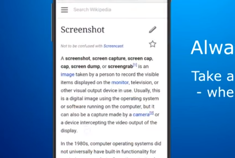 képernyőkép kivágása és megosztása MOD APK Android