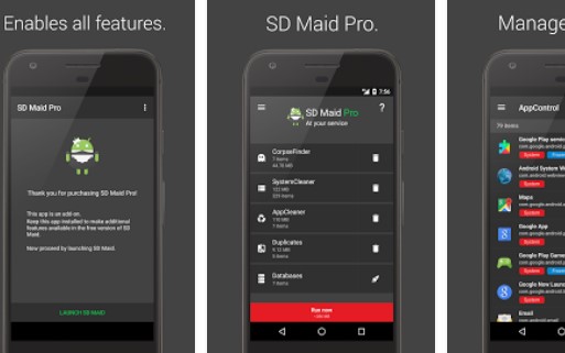 Gameplay screenshot from sd maid pro unlocker for Android