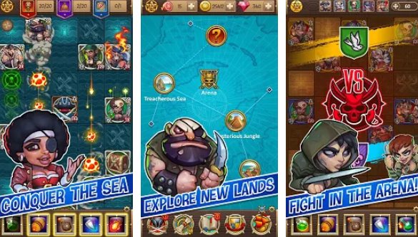 Gameplay screenshot from sea devils pro the pirate adventure game for Android