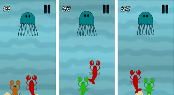 Gameplay screenshot from seabug stampede for Android