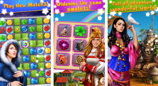Gameplay screenshot from season match puzzle adventure for Android