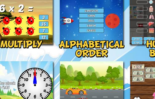 Gameplay screenshot from second grade learning games free for Android