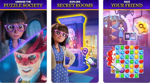 Gameplay screenshot from secret puzzle society for Android