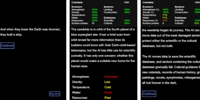 Gameplay screenshot from seedship for Android