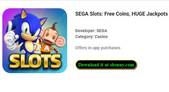Sega slots gratuit pièces de monnaie énormes jackpots et gagne
