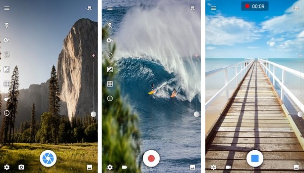 Gameplay screenshot from selfie camera hd for Android