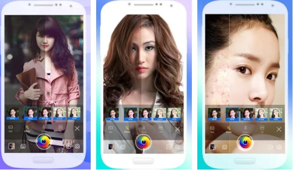 Gameplay screenshot from selfie camera pro for Android