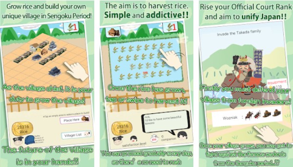 Gameplay screenshot from sengoku village let s build a japanese village for Android