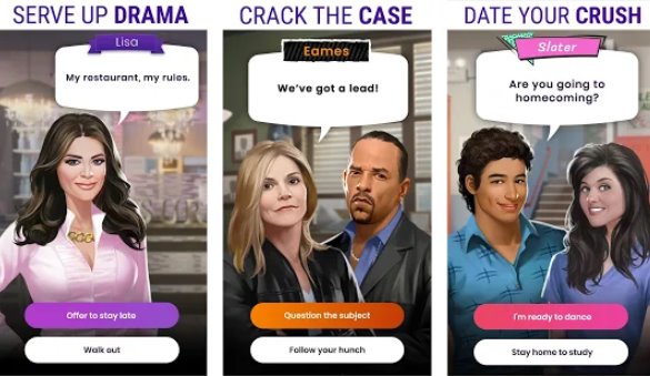 Gameplay screenshot from series your story universe for Android