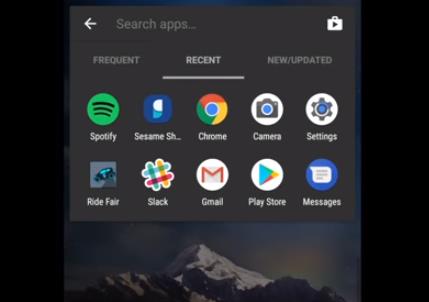 Gameplay screenshot from sesame shortcuts for Android