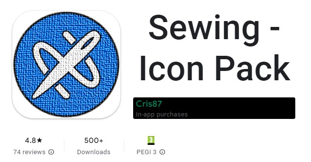 sewing icon pack