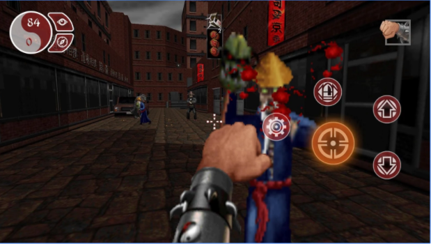 Gameplay screenshot from shadow warrior classic redux for Android
