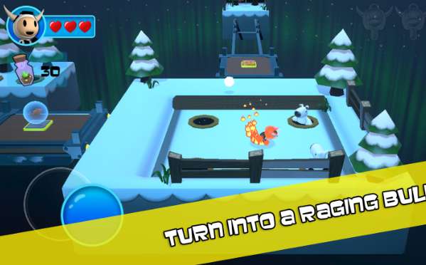 Gameplay screenshot from sherman the alaskan cow for Android