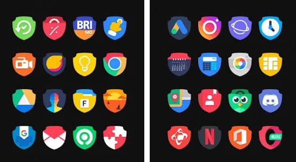 paquete de iconos de escudo MOD APK Android