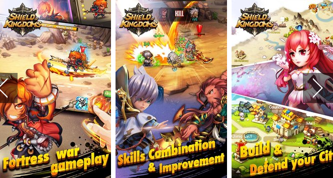 Gameplay screenshot from shield of kingdoms for Android
