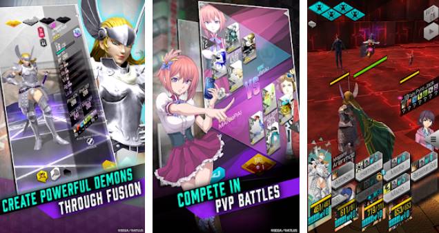 Gameplay screenshot from shin megami tensei liberation d×2 for Android