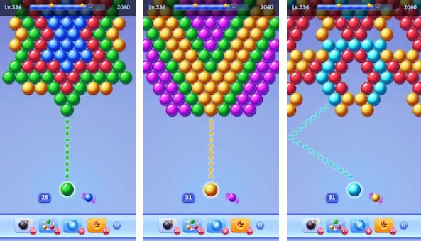 Gameplay screenshot from shoot bubble for Android