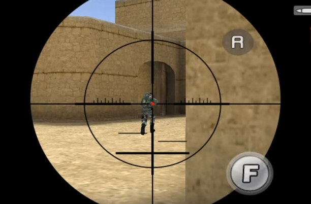 Gameplay screenshot from shoot strike war Fire for Android