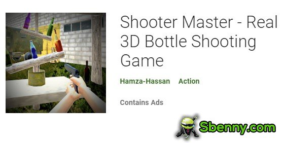 shooter master real 3d bottle shooting game