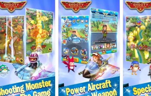 Gameplay screenshot from shooty monster attack sky fortress for Android