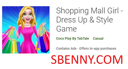 shopping mall girl dress up and style game